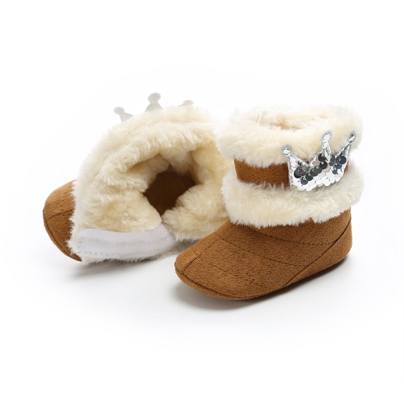 Baby Winter Boots Mid-Calf with Fur